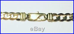 9ct Gold Curb Link Necklace Chain Heavy