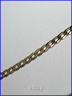 9ct Gold Curb link chain 20mm- (CHG42)