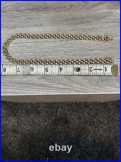 9ct Gold Elegant Italian 3 Row Chain/necklace 26grams Not 18ct Or 14ct