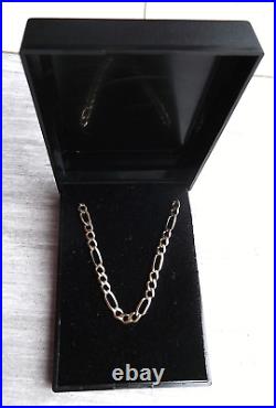 9ct Gold Figaro 20 Chain/Necklace 7.77 Grams