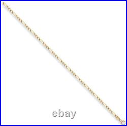 9ct Gold Figaro Chain 2.7MM 16 18 20 22 24 28 30 inch HALLMARKED FREE DELIVERY