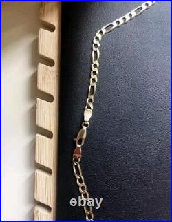 9ct Gold Figaro Chain 8.1 Grams Excellent Condition 18 Long