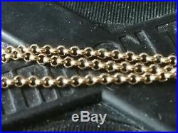 9ct Gold Fine Belcher Chain Necklace
