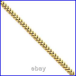9ct Gold Franco Chain 16-24 Hallmarked, Made in the U. K