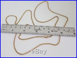 9ct Gold Hallmarked 30 Solid Mini Belcher Chain Necklace. Goldmine Jewellers