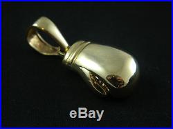 9ct Gold Hallmarked Boxing Glove Pendant Heavy 23.8g / No belcher or Curb Chain