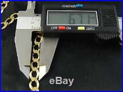 9ct Gold Hallmarked Curb Chain Mens / Womens 21 53.5cm / 22.7g