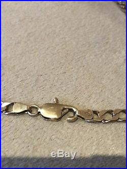 9ct Gold Hallmarked Solid Heavy Curb Chain
