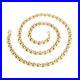 9ct Gold Heavy CZ Belcher Bracelet Chain Crystal Ice Gift Men Women Large Filled