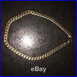 9ct Gold Heavy Curb Chain 94grams