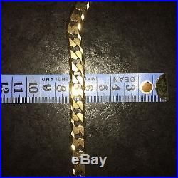 9ct Gold Heavy Curb Chain 94grams