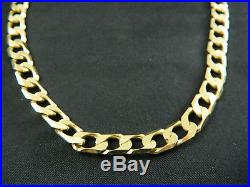 9ct Gold Heavy Curb Chain Brand New Hallmarked Italy 9k 59.5g / 2oz