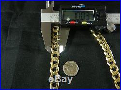9ct Gold Heavy Curb Chain Hallmarked 375 Italy 9k 59.6g / 2oz