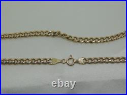 9ct Gold Hollow 18 Curb Link Chain