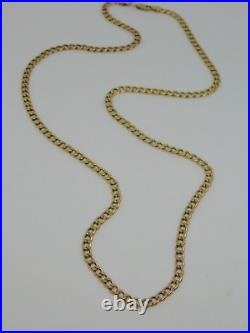 9ct Gold Hollow 22 Curb Link Chain