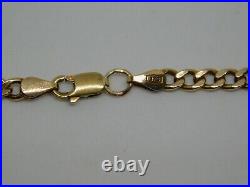 9ct Gold Hollow 22 Curb Link Chain