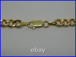 9ct Gold Hollow Curb Link Chain