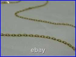 9ct Gold Interlock Oval Link Chain