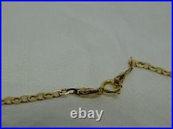 9ct Gold Interlock Oval Link Chain