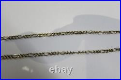 9ct Gold Italian Figaro Chain Hallmarked 3mm 18 Inch Gift Boxed Not Scrap