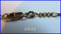 9ct Gold Italian Figaro Chain Hallmarked 3mm 18 Inch Gift Boxed Not Scrap