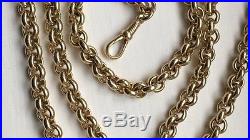 9ct Gold Large Heavy Belcher Chain UK Hallmark 31 Inch 124 grams