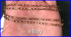 9ct Gold Men's/Women's Quality Vintage Chain Nice W9.6g Length 20 Hallmarked