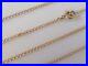 9ct Gold Necklace 9ct Rose Gold Curb Chain (26 Inches)