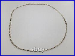 9ct Gold Oval Cable Link Chain. 22 Inch