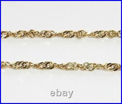 9ct Gold Prince of Wales Chain / Necklace 20 / 2.98 grams