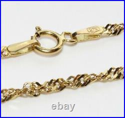 9ct Gold Prince of Wales Chain / Necklace 20 / 2.98 grams