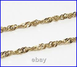 9ct Gold Prince of Wales Chain / Necklace inch 20 / 2.98 grams