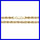 9ct Gold ROPE Chain Necklace 4MM 18 20 22 24 26 30 inch