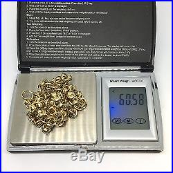 9ct Gold Rollerball Chain 22.5 Inches
