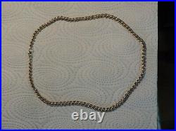 9ct Gold Rollerball Chain Heavy 52g and 22 long