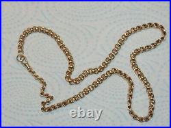 9ct Gold Rollerball Chain Heavy 52g and 22 long