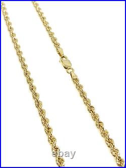 9ct Gold Rope Chain 16 9ct Yellow Gold Rope Chain Ladies Fancy Rope Chain