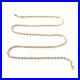 9ct Gold Rope Chain UK Hallmarked 17.25 Inches Long 2mm Wide 3.1g