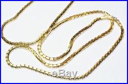 9ct Gold Solid 24 Box Chain