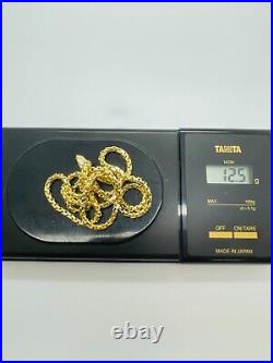 9ct Gold Square Box Belcher Chain 3.3mm 24 -CHEAPEST ON EBAY
