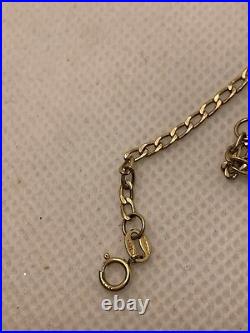 9ct Gold T-bar Necklace