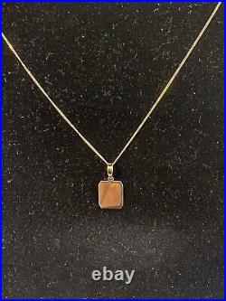 9ct Gold Tag Necklace