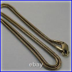 9ct Gold Tassel Pendant on 18 Snake Chain