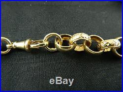 9ct Gold UK Hallmarked Heavy 58.4g / Nearly 2oz Belcher Chain, Mens, 21 Long