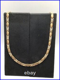 9ct Gold Unique Link Chain 43 cm / 16.9 Inch. 12.89 Grams