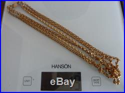 9ct Gold Vintage 3 row Neck-chain