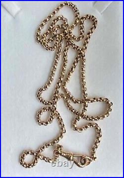 9ct Gold Vintage Belcher Chain c. 80 cm long 17.2 Grams