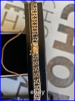 9ct Ladies Gold chain 21 grammes rare design 42cm