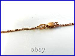 9ct ROSE GOLD CHAIN NECKLACE 18 2.10g