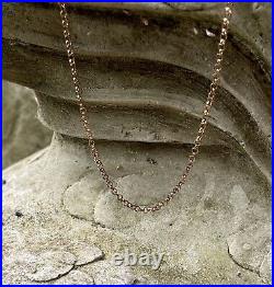 9ct Red Gold Belcher Chain (20 long, 4.7 grams)